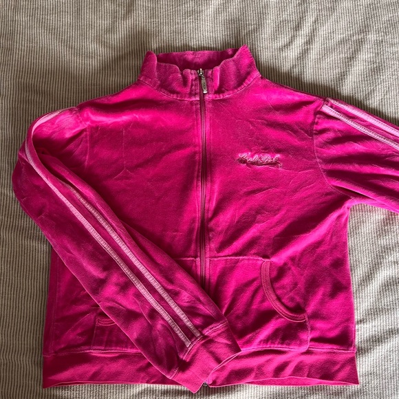 Pink Zip-Up Track Jacket - Picture 2 of 5